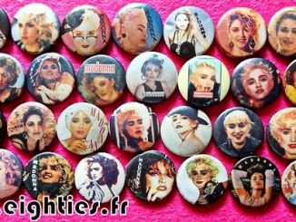 Badges de Madonna des annees 80 buttons eighties